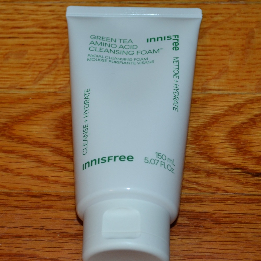 InnissFree Green Tea and Amino Acid foaming face wash and hyaluronic serum - NEW - Picture 5 of 12